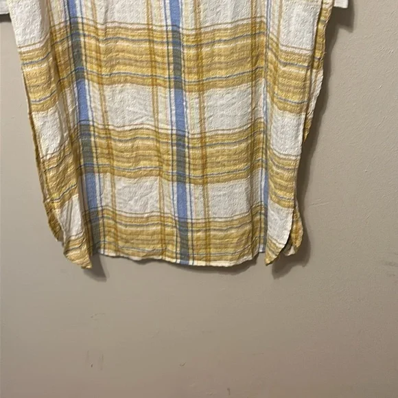 Anthropologie Pilcro Side-Slit Maxi Tunic Button-down Size Small NWT - Picture 9 of 10